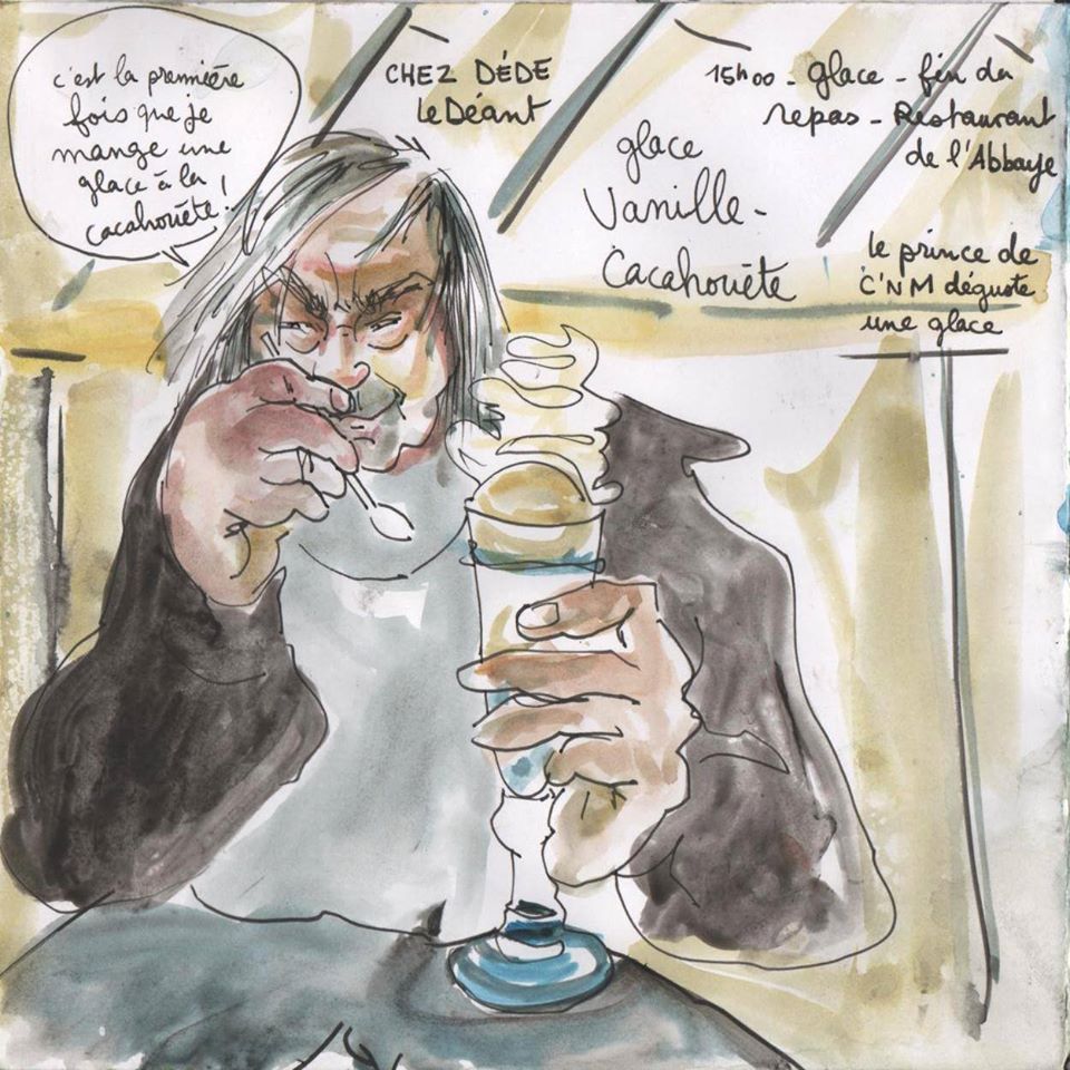 Samedi Croquis à Paimpont – Au(x) bistrot(s) et à la Porte des Secrets